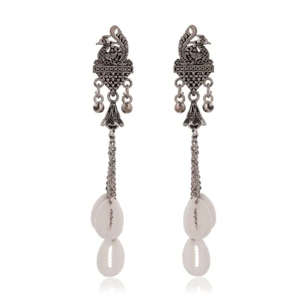 Women's Indo Western Teardrop Shaped Party Wear Ethnic Stud Earrings for Women -AZ838-OX-ER31