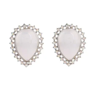 Women's Indo Western Teardrop Shaped Party Wear Ethnic Stud Earrings for Women -AZ838-OX-ER15