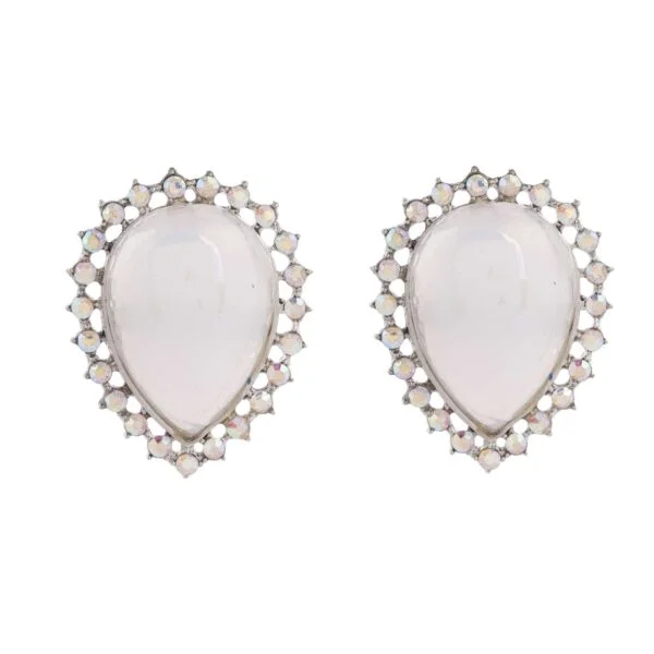 Women's Indo Western Teardrop Shaped Party Wear Ethnic Stud Earrings for Women -AZ838-OX-ER15