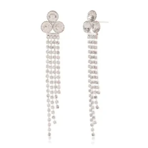 Women's Indo Western Teardrop Shaped Party Wear Ethnic Stud Earrings for Women
