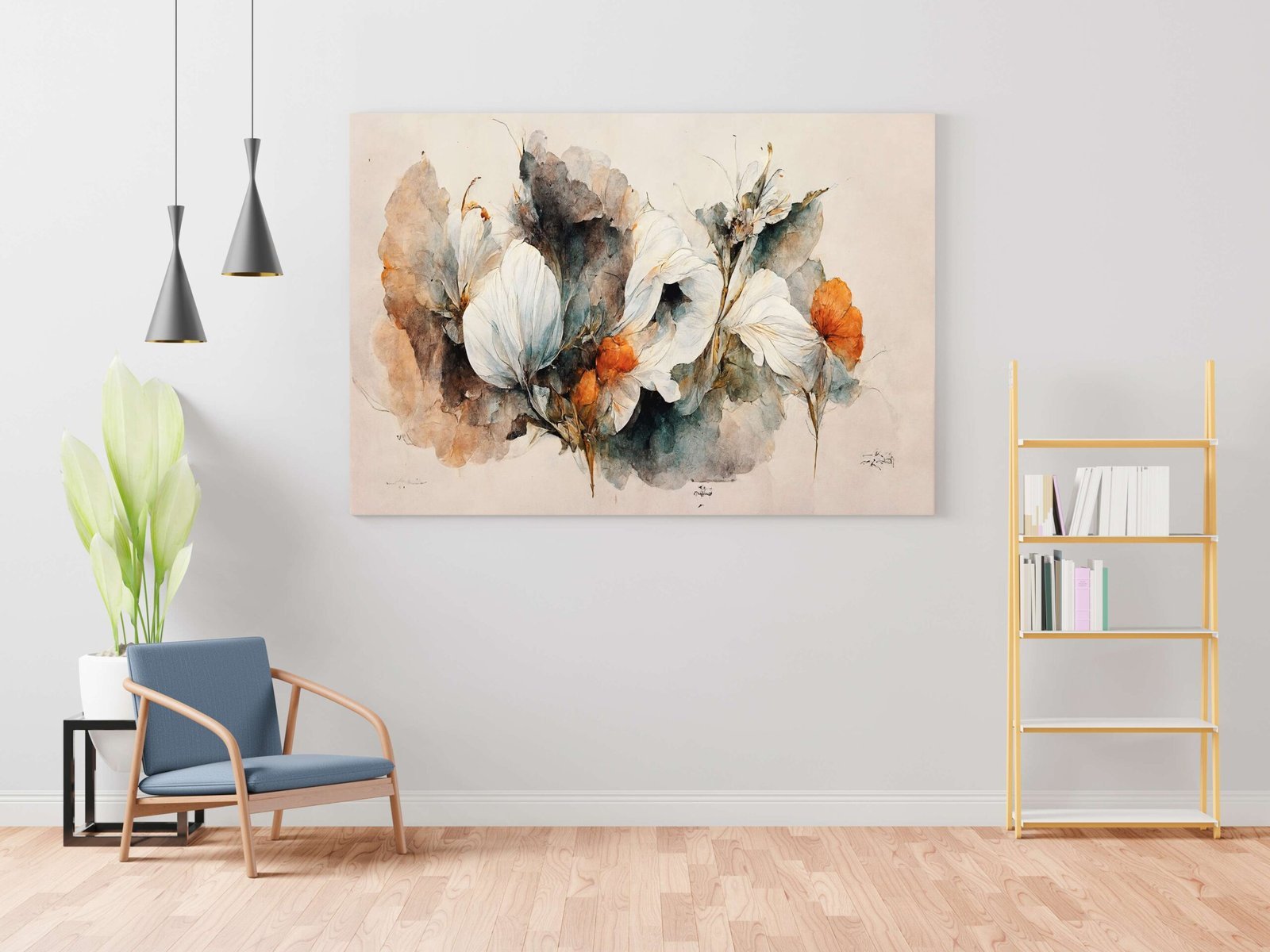 Elegant Framed Canvas Paintings for Wall Decoration